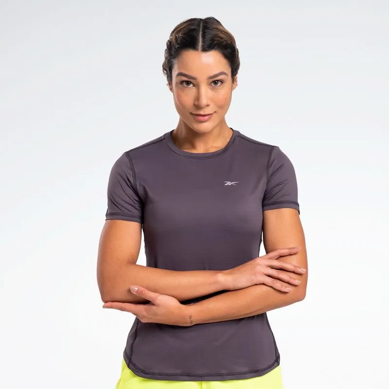 Camiseta Reebok Impact Manga Curta Feminina Cinza - PP