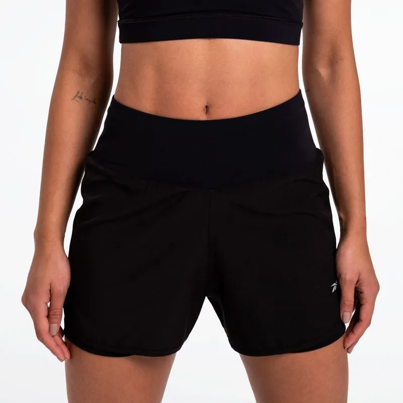Short Reebok Impact 2 em 1 4 Feminino Preto - P