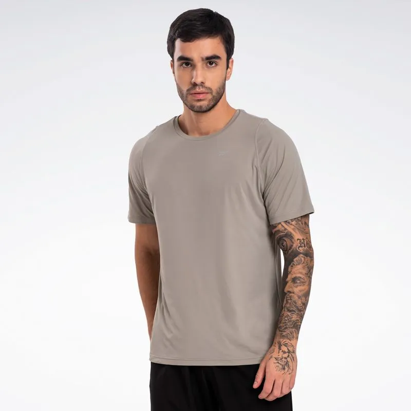 Camiseta Reebok Agile Manga Curta Raglan Masculina Verde - P