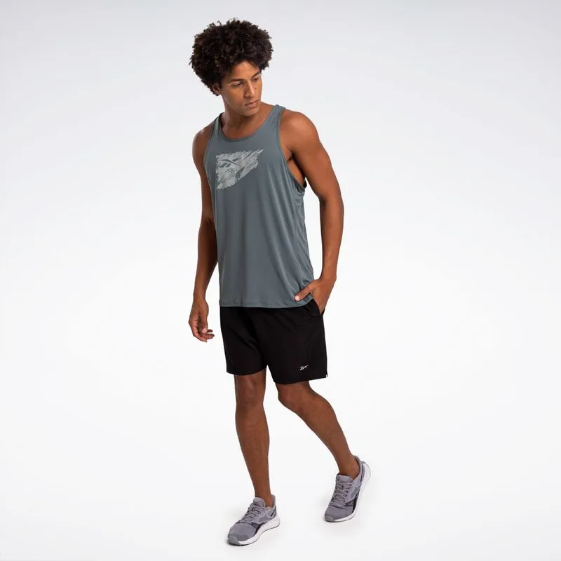 Regata Reebok Race Print Masculina Verde - G
