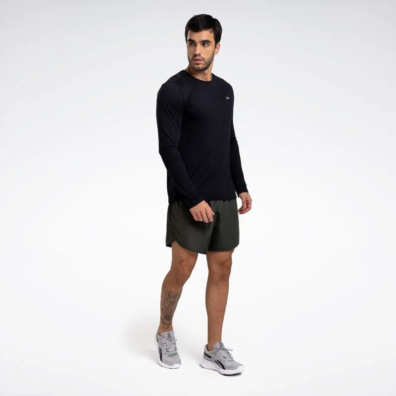 Camiseta Reebok Dynamic Manga Longa Masculina Preto - P