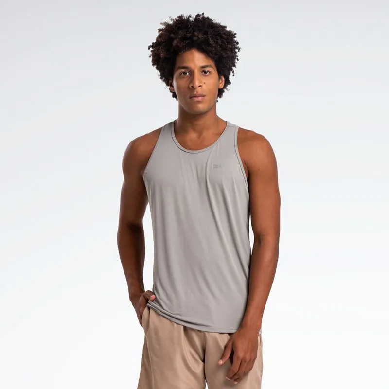 Regata Reebok Dynamic Masculino Cinza mescla - GG