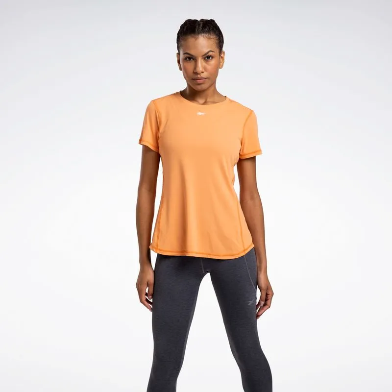 Camiseta Reebok Active Manga Curta Feminina Laranja - G