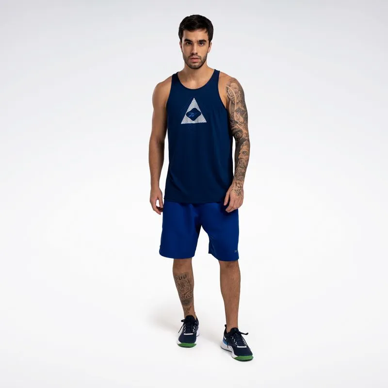 Regata Reebok Athletic Print Masculino Marinho - GG