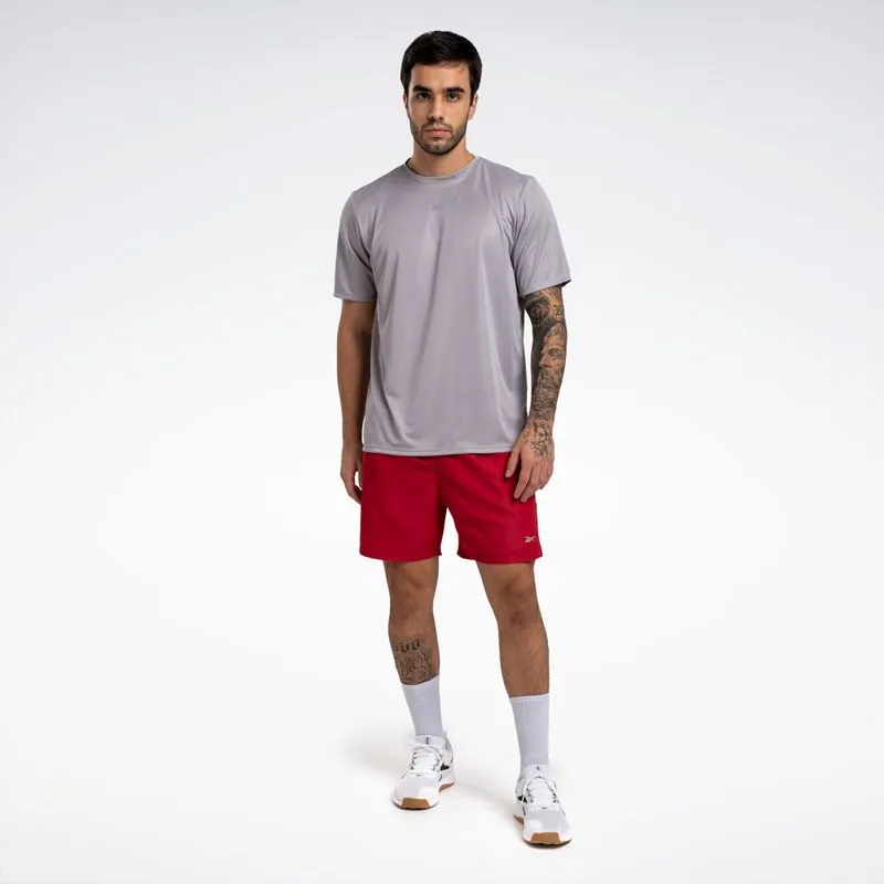 Camiseta Reebok Functional Manga Curta Masculina Cinza - M