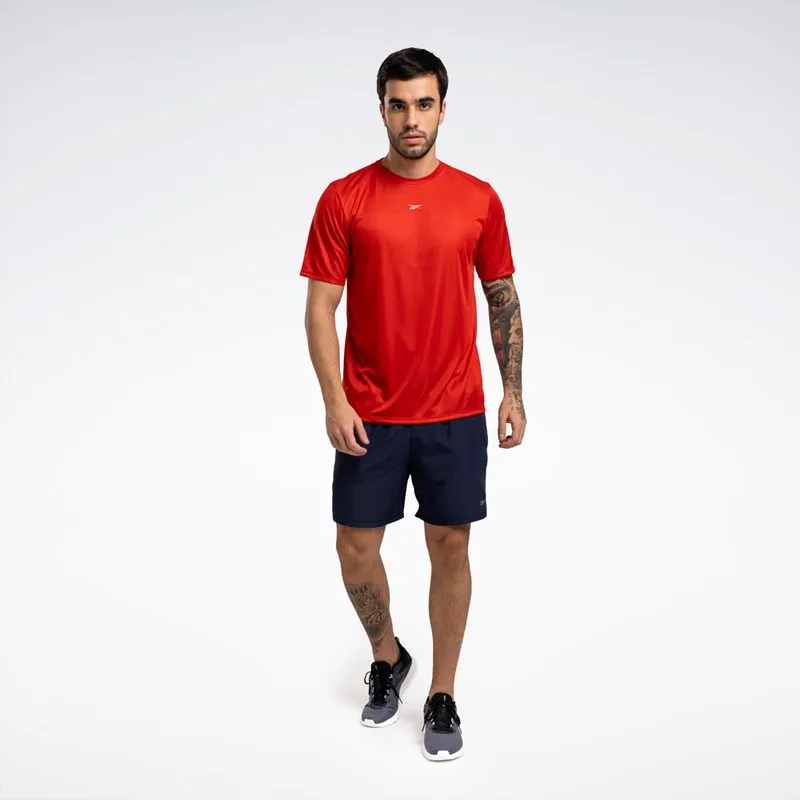 Camiseta Reebok Functional Manga Curta Masculina Vermelho - P