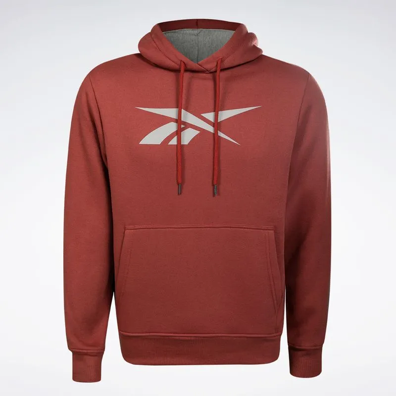 Blusa Reebok Vector Hooded Masculino Marsala - M
