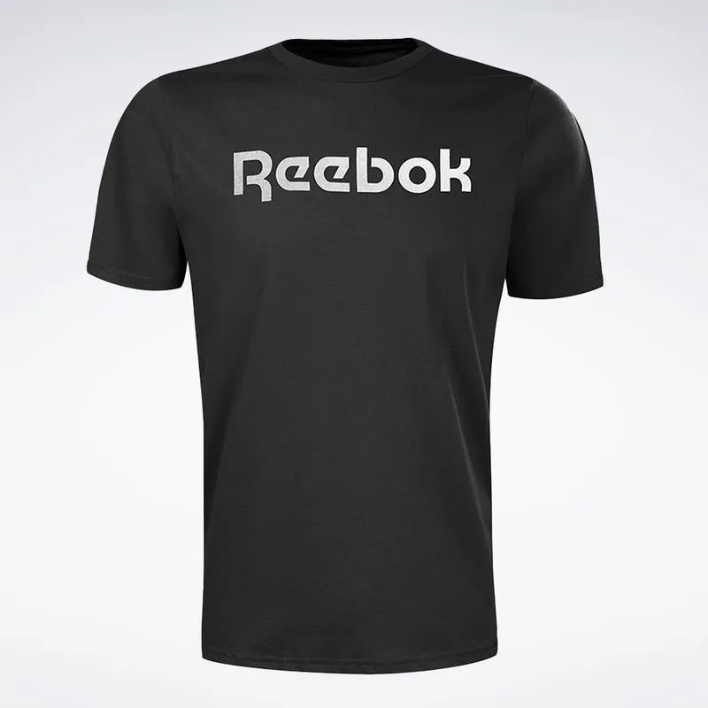 Camiseta Reebok CL Linear Masculina Preto - P