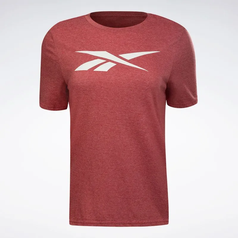Camiseta Reebok Cl Vector Feminina Marsala - P