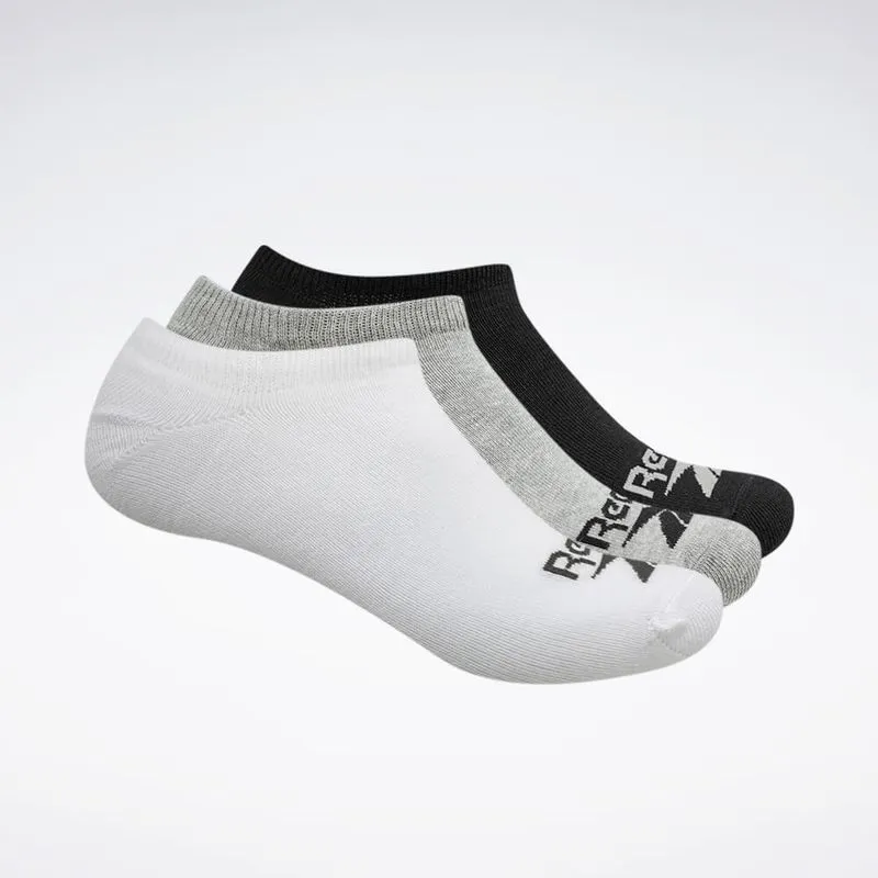 Kit 3 Meias Reebok CL 3K Inv 1/2 Toalha Feminino Sortida - P