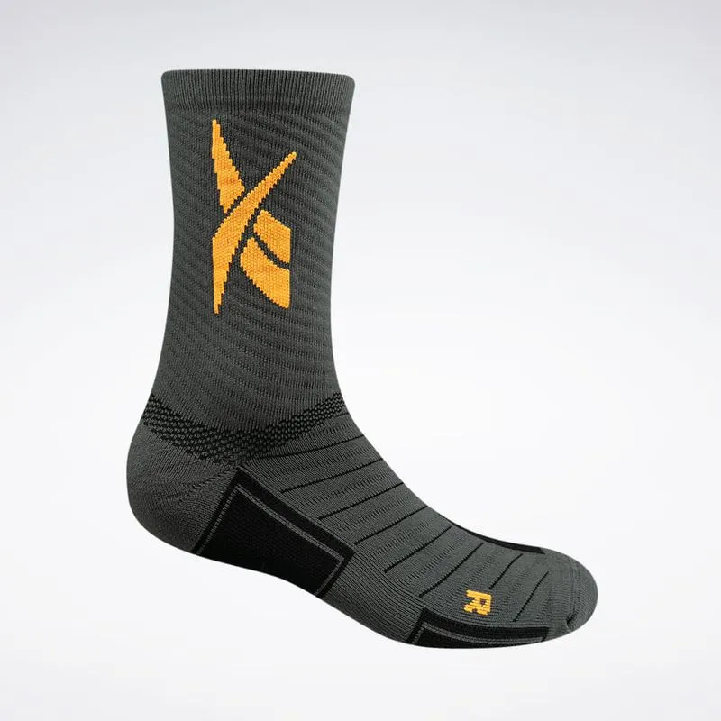 Meia Reebok Perfomance Cano Alto Masculino Cinza - M
