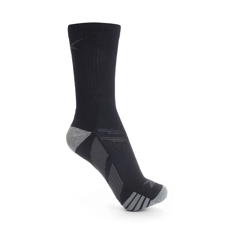 Kit 2 Meias Reebok 1/2 Toalha Masculino Preto - M
