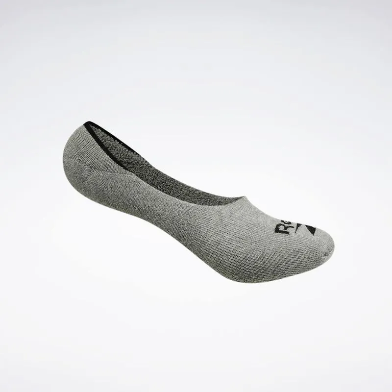 Meia Reebok Sapatilha Silicone Feminina Cinza mescla - P