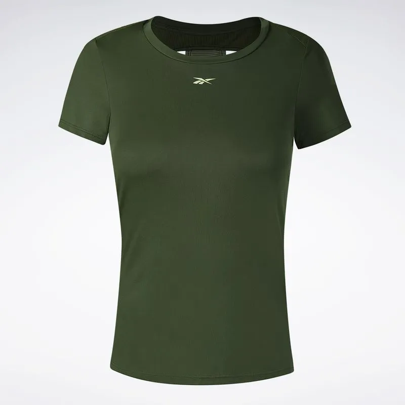 Camiseta Reebok Beach Tennis Lines Feminino Verde claro - G