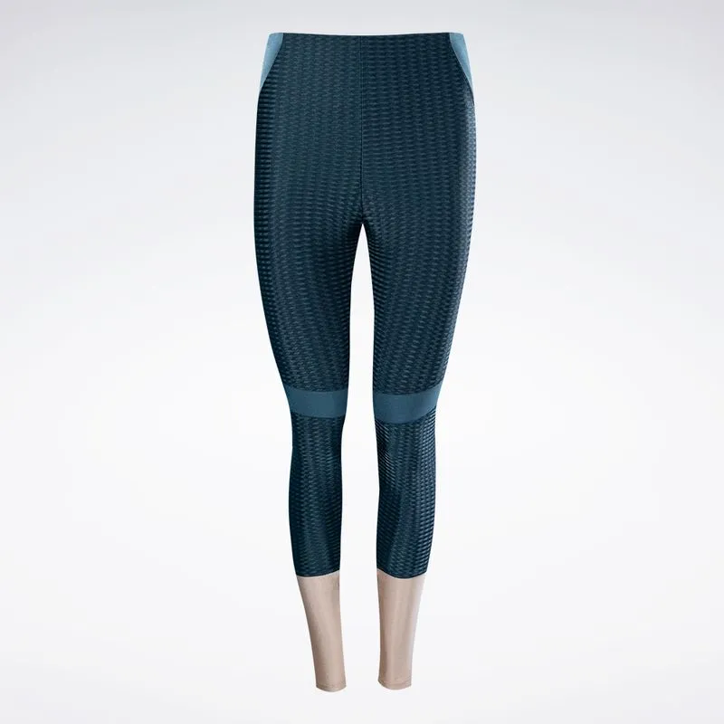 Calça Reebok Legging Athleisure 25 Tight Feminino Marinho - GG