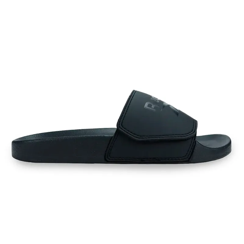 Chinelo Slide Reebok Logo Unissex Preto PRETO - 39