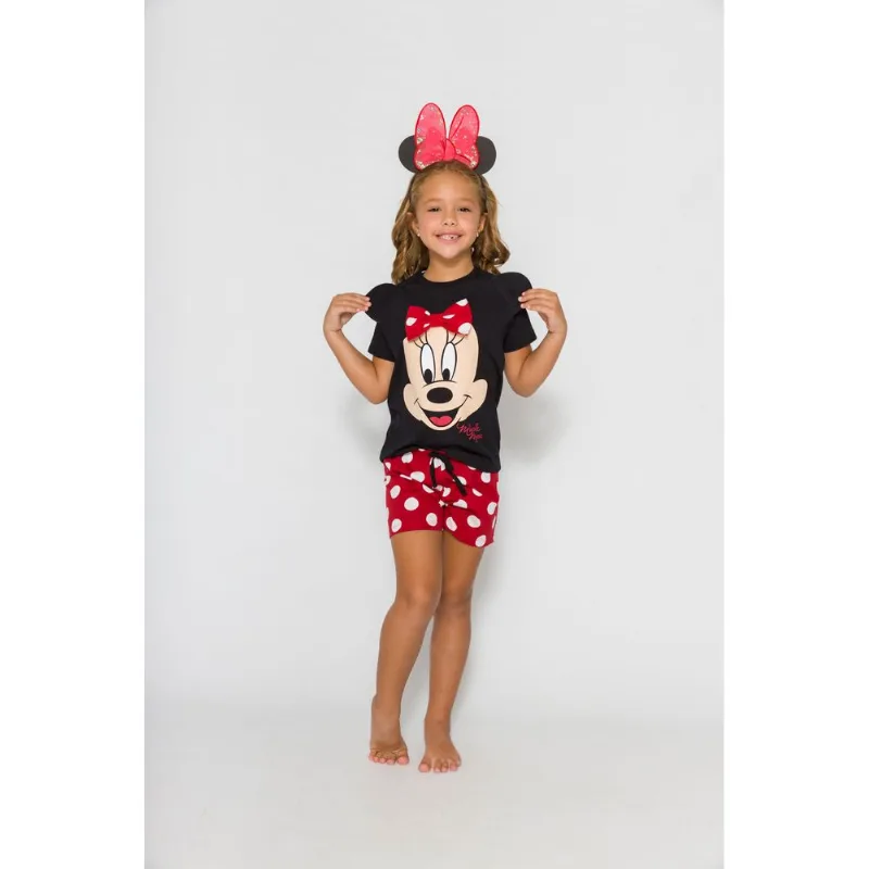 Pijama Evanilda Infantil 49.03.0031 Menina Preto 10