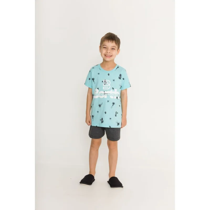 Pijama Evanilda Infantil Menino 52.01.0026 Azul 4