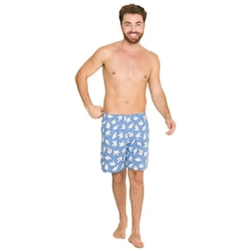 Cueca Samba Canção Disney Mickey Evanilda - Azul e Branco