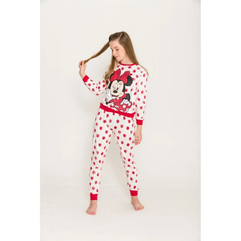 Pijama Evanilda Juvenil Feminino 25.03.0030 Vermelho 16