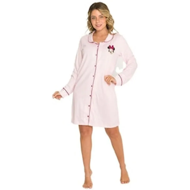 Camisola Manga Longa Evanilda Disney 1201 - Rosa
