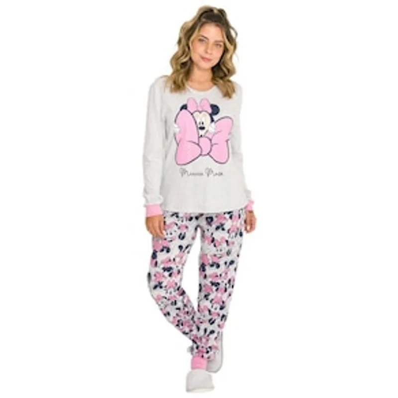Pijama Feminino Evanilda Disney - Branco 1