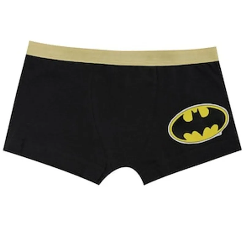 Cueca Boxer Infantil Evanilda Dc Comics 17.39.0001 - Preta
