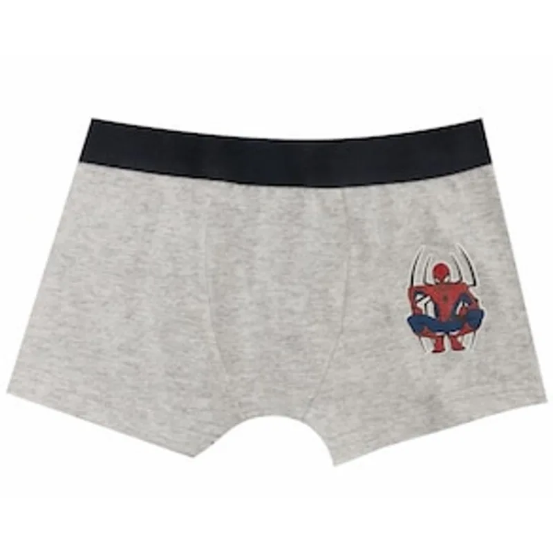 Cueca Boxer Infantil Spider 110 Evanilda - Cinza