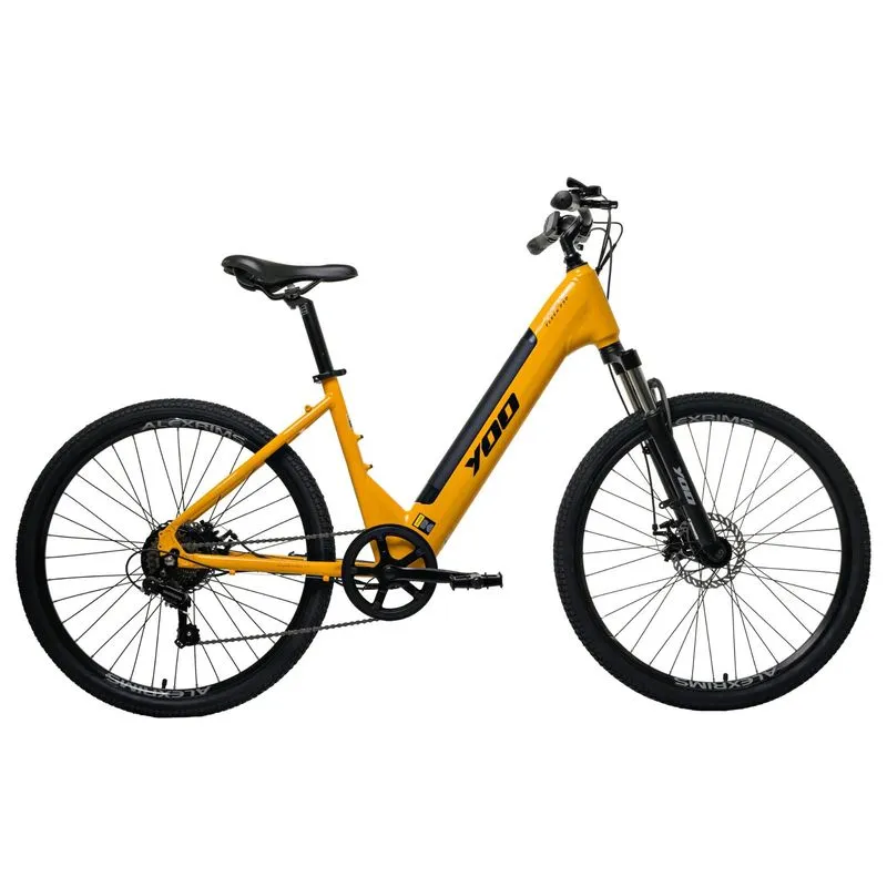 Bicicleta Elétrica Fleek Aro 26" 7V Yoo Amarela, ÚNICO