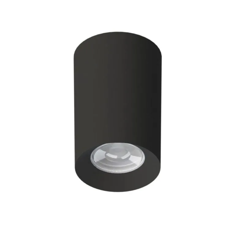 Spot de Sobrepor Para Dicróica Redonda Recuada GU10 Tower Preto SE3852537 Save Energy