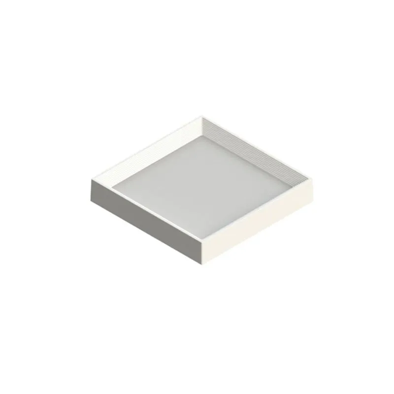 Luminária Led Sobrepor Quadrado 17X17 Recuada 12W 3000K Bivolt Branco SE2402637 Save Energy