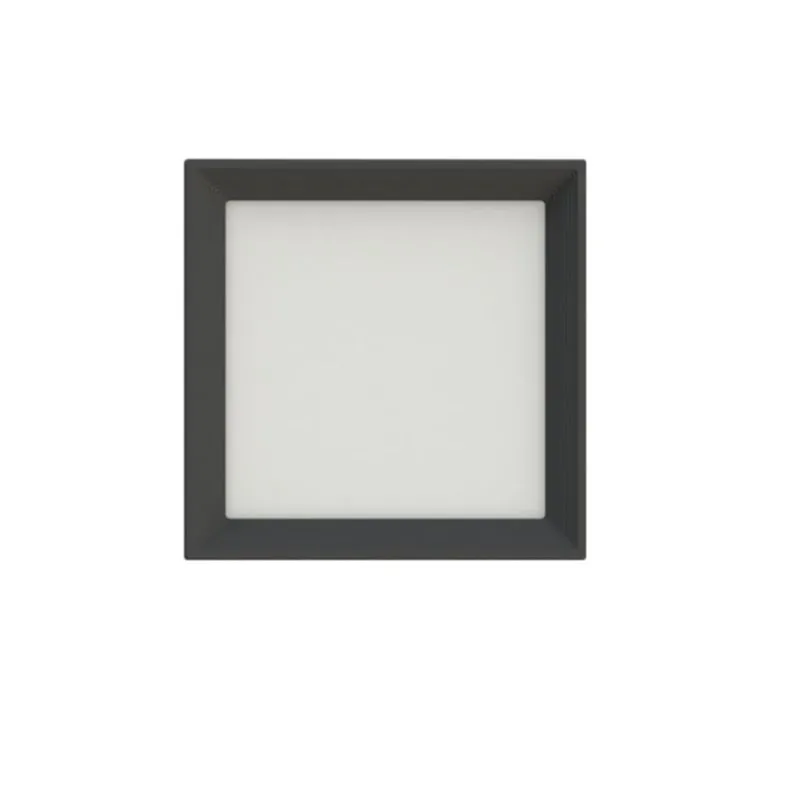 Luminária Led de Sobrepor Quadrada Recuada 22X22CM 20W 3000K Bivolt Preta SE2402652 Save Energy