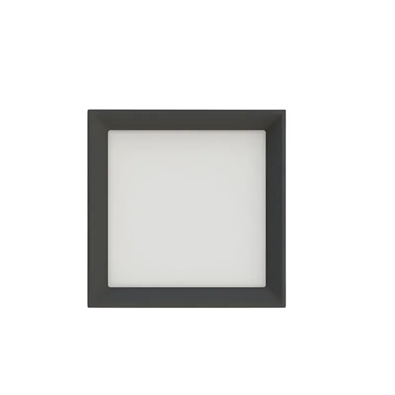 Luminária Led Sobrepor Quadrado Recuado 40X40CM 36W 3000K Bivolt Preto SE2402658 Save Energy