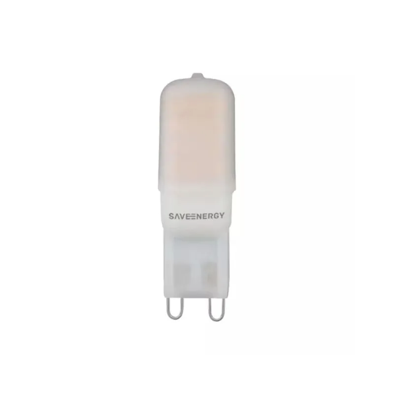 Lâmpada Halopin LED G9 2W 220V 6500K 320 180LM SE-265.2873 Save Energy