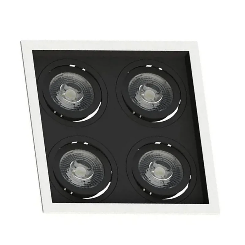 Spot Incandescente Embutido Recuado para 4 PAR20 Branco com Protetor Ref.SE-330-2910 Save Energy