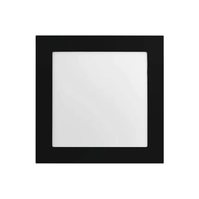 Luminária de Embutir LED Quadrada 12W 3000K Bivolt Preto SE-240.3010 17X17cm Save Energy