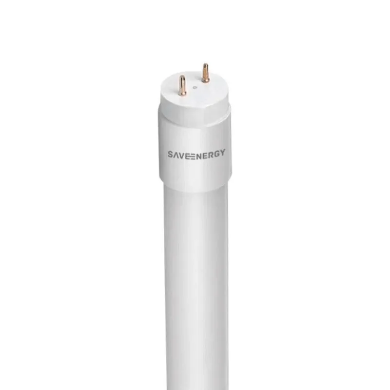 Lâmpada LED Tubular T8 Bivolt 18W 1850 Lúmens 120cm G13 Vidro Saveenergy