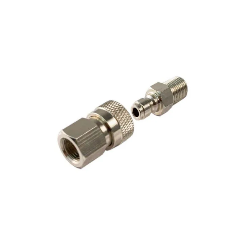 Conjunto De Engate Rápido Macho E Fêmea (foster) 1/8 Npt