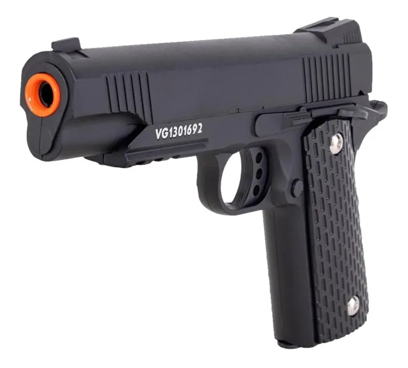 Pistola De Airsoft Spring Mola Vigor 1911 V13 6mm - Rossi