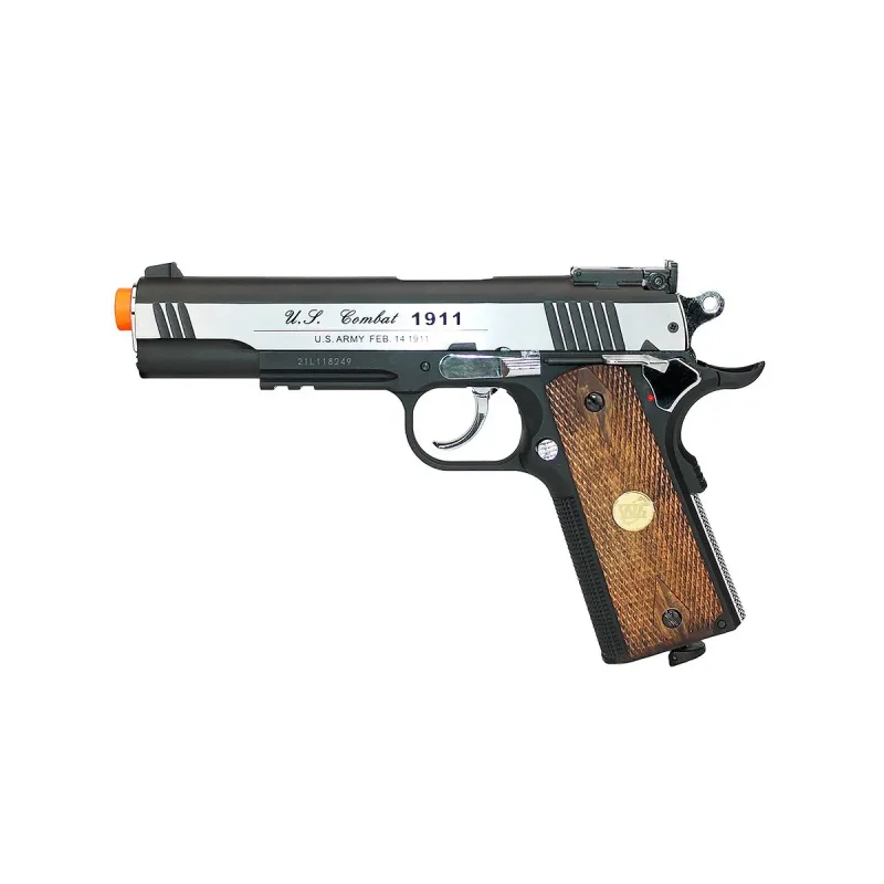 Pistola Airsoft 1911 Special Combat Co2 NBB Slide Metal 6mm - Wingun