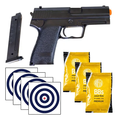 Pistola Airsoft USP V23 VG Spring 6mm Rossi