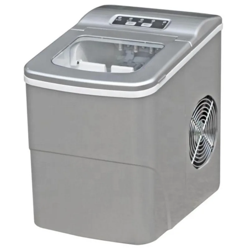 Maquina De Gelo 12kg Tronos B12/b Silver 2 Litros 110v Box I