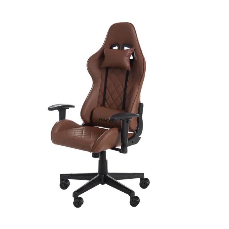 Cadeira Gamer Giratória Ceo pu Caramelo