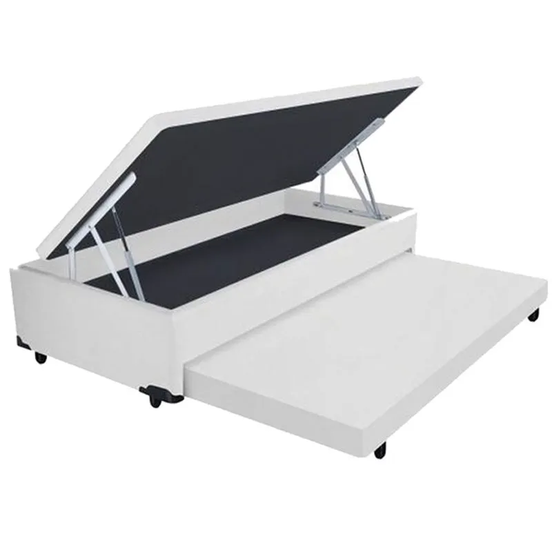 Cama Box Baú Solteirão 3 em 1 Auxiliar Bicama 96x203x44cm Várias Cores Vstore