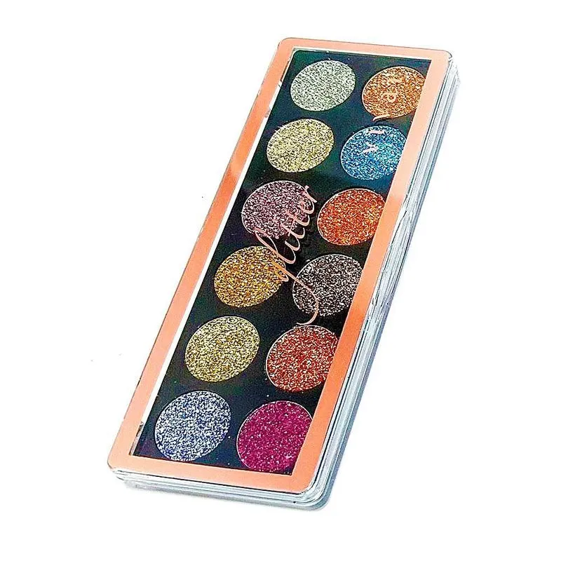 Paleta De Sombra Glitter 12 Cores Vivai 2172