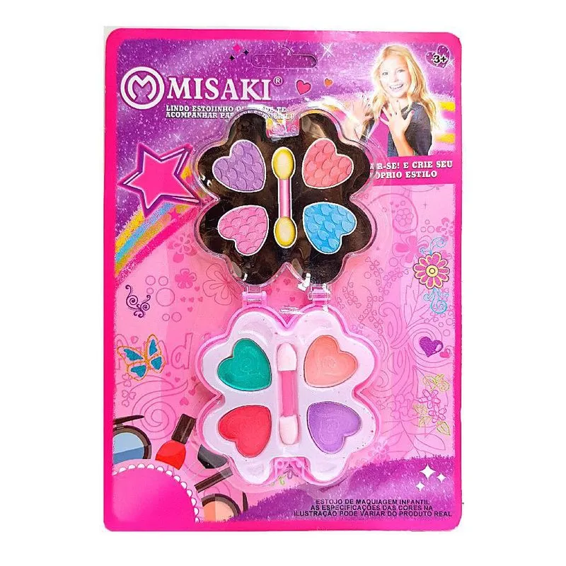 Kit Maquiagem Infántil Em Estojo Plástico - Misaki