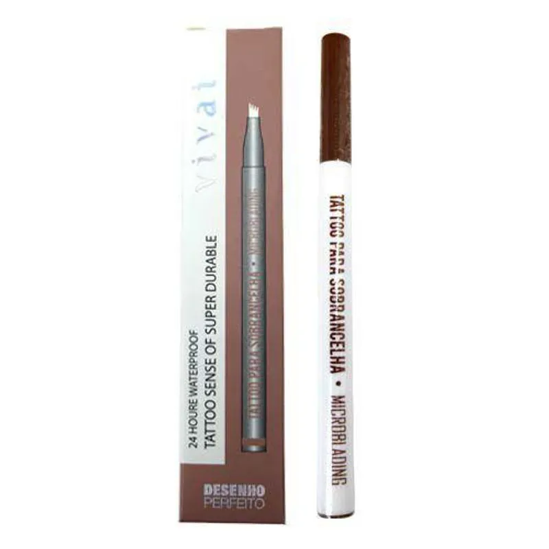 Caneta Tattoo Sobrancelha Microblading Vivai Universal 2058