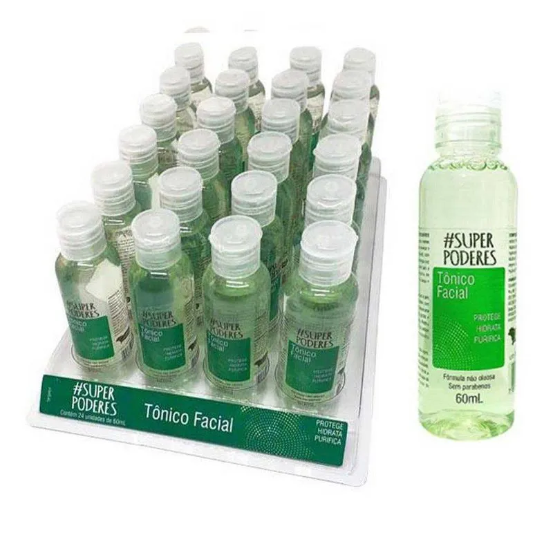 Tônico Facial Superpoderes 60ml Tfsp01 Box Com 24un
