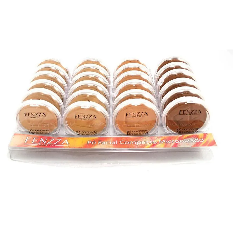 Pó Facial Compacto Micronizado Fenzza Fz34007 Box 24un