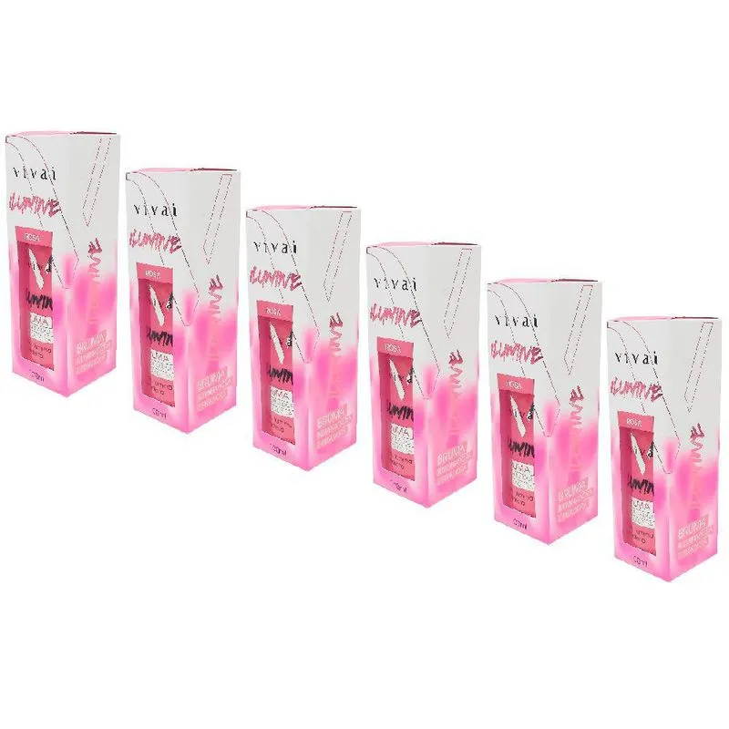 Kit 6un Bruma Iluminadora Rosa Vivai 5024.5.1